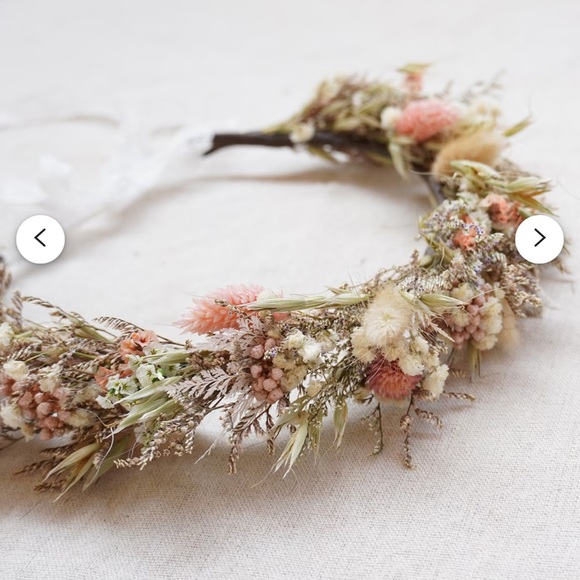 Floral Boho Hair Crown - Picture 2 of 2